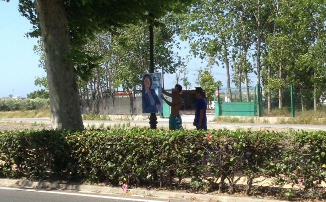 El PP de Motril denuncia “acoso electoralista” por la retirada de su cartelería
